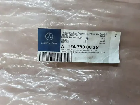 Ansicht 3 von 3: Original Mercedes-Benz W124 W201 W140 W463 Querbrücke Hubbrücke Hubschiebedach NEU A1247800035