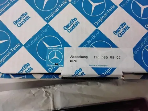 Ansicht 4 von 4: Original Mercedes-Benz W126 S-Klasse Mittelkonsole Holzverkleidung Holzblende ZEBRANO A1266808907 ! NEU