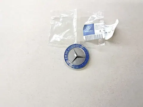 Original Mercedes-Benz R129 W129 SL C140 CL SEC Firmenzeichen Emblem Motorhaube Stern NEU A1298880116
