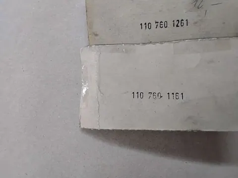 Ansicht 3 von 3: Original Mercedes-Benz W110 W111 W112 CHROM Türoffner Innenbetätigung Vorne R+L NEU A1107601161 + A1107601261