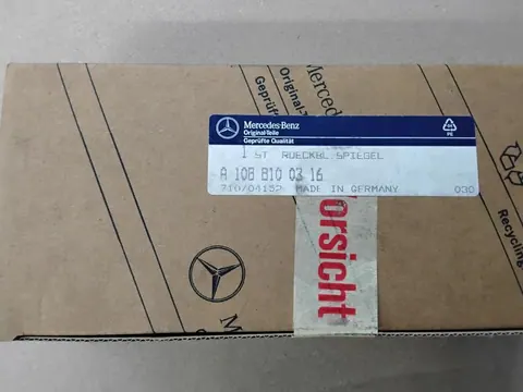 Ansicht 3 von 3: Original Mercedes-Benz W108 S-Klasse 250S/SE 300Seb CHROM Spiegel Außenspiegel Links NEU A1088100316