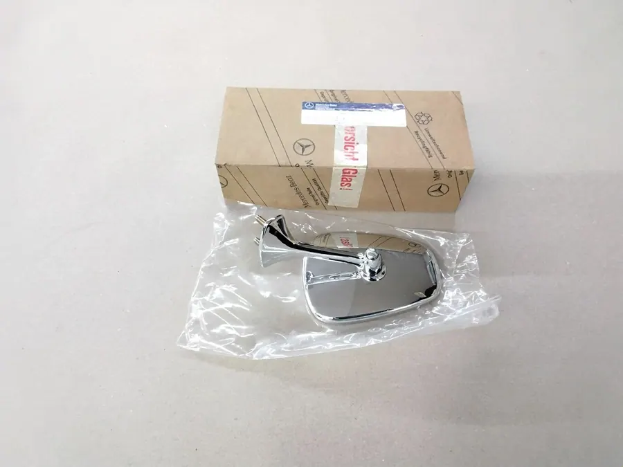 Original Mercedes-Benz W108 S-Klasse 250S/SE 300Seb CHROM Spiegel Außenspiegel Links NEU A1088100316